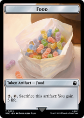 Alien Angel // Food (0025) Double-Sided Token [Doctor Who Tokens] | Amazing Games TCG