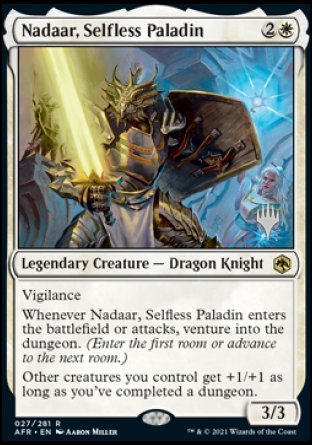 Nadaar, Selfless Paladin (Promo Pack) [Dungeons & Dragons: Adventures in the Forgotten Realms Promos] | Amazing Games TCG