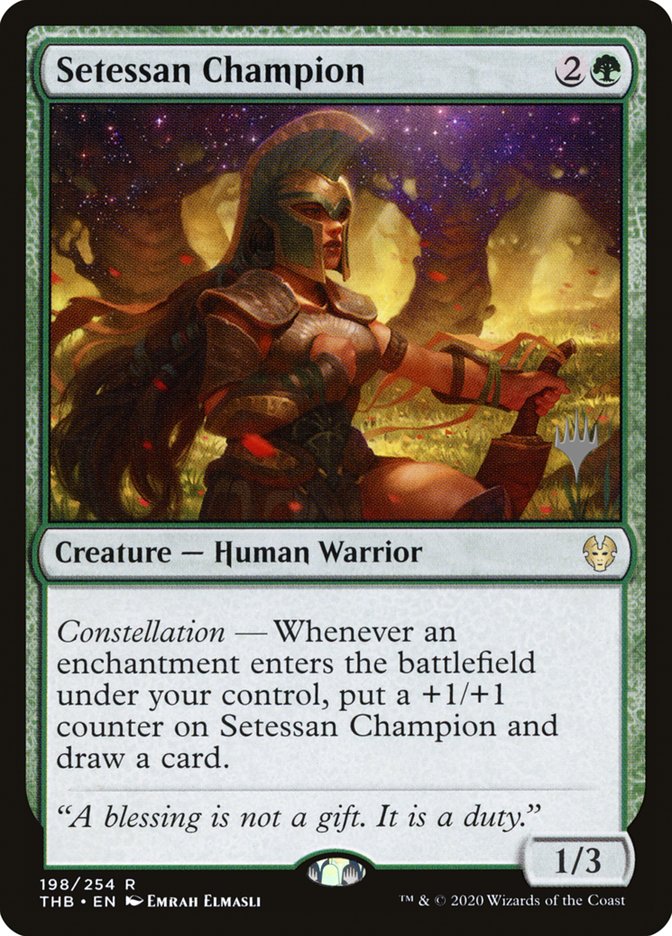 Setessan Champion (Promo Pack) [Theros Beyond Death Promos] | Amazing Games TCG