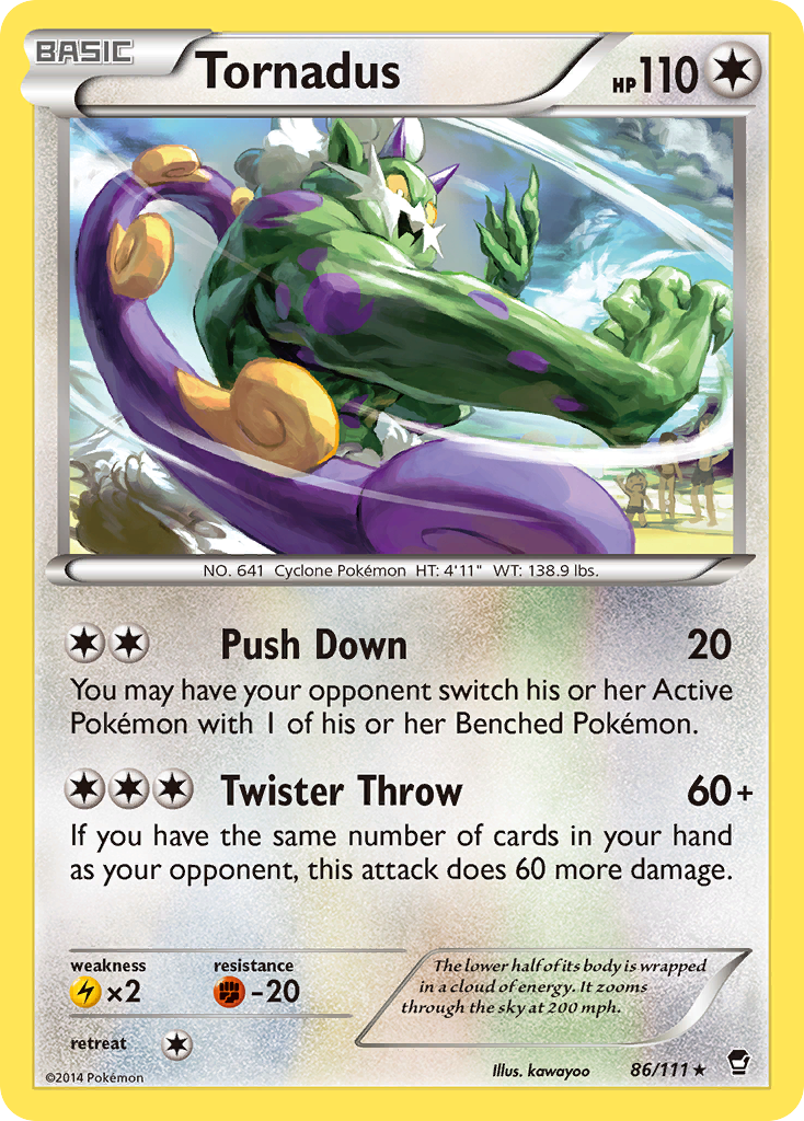 Tornadus (86/111) [XY: Furious Fists] | Amazing Games TCG