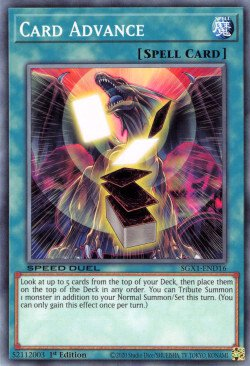 Card Advance [SGX1-END16] Common | Amazing Games TCG