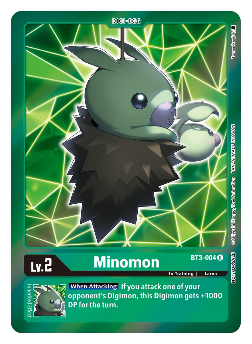 Minomon [BT3-004] (Event Pack 2) [Release Special Booster Ver.1.5] | Amazing Games TCG