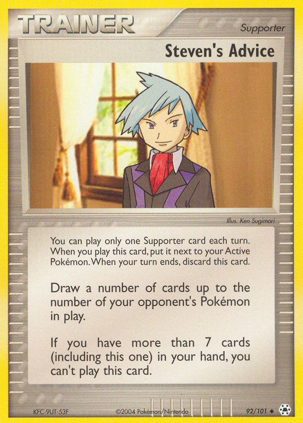 Steven's Advice (92/101) [EX: Hidden Legends] | Amazing Games TCG