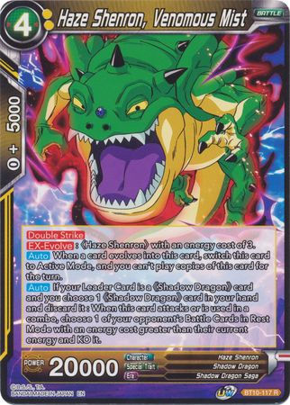 Haze Shenron, Venomous Mist (BT10-117) [Rise of the Unison Warrior] | Amazing Games TCG