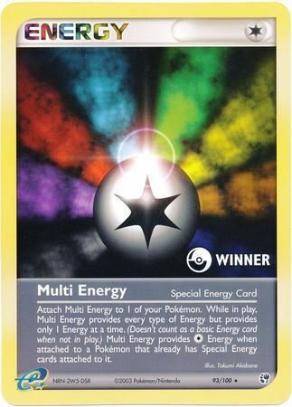 Multi Energy (93/100) (Winner League Promo) [EX: Sandstorm] | Amazing Games TCG