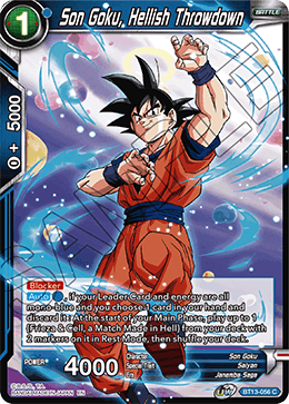 Son Goku, Hellish Throwdown (Common) [BT13-056] | Amazing Games TCG