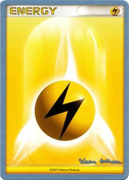 Lightning Energy (Intimidation - Tristan Robinson) [World Championships 2008] | Amazing Games TCG