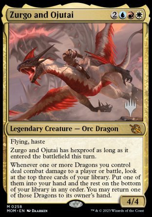 Zurgo and Ojutai (Promo Pack) [March of the Machine Promos] | Amazing Games TCG