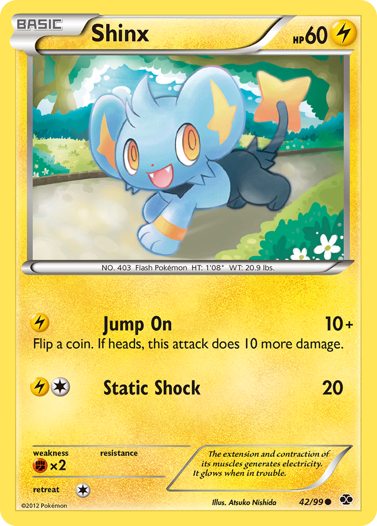 Shinx (42/99) [Black & White: Next Destinies] | Amazing Games TCG