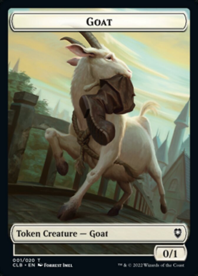Goat Token [Commander Legends: Battle for Baldur's Gate Tokens] | Amazing Games TCG