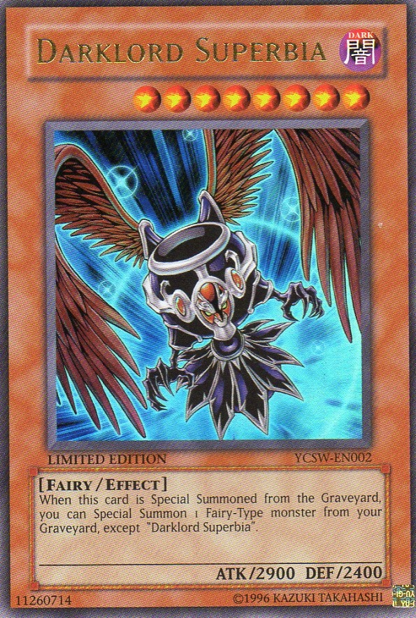 Darklord Superbia [YCSW-EN002] Ultra Rare | Amazing Games TCG