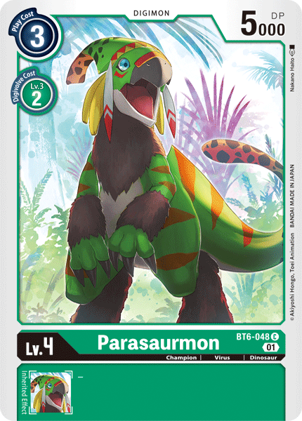 Parasaurmon [BT6-048] [Double Diamond] | Amazing Games TCG