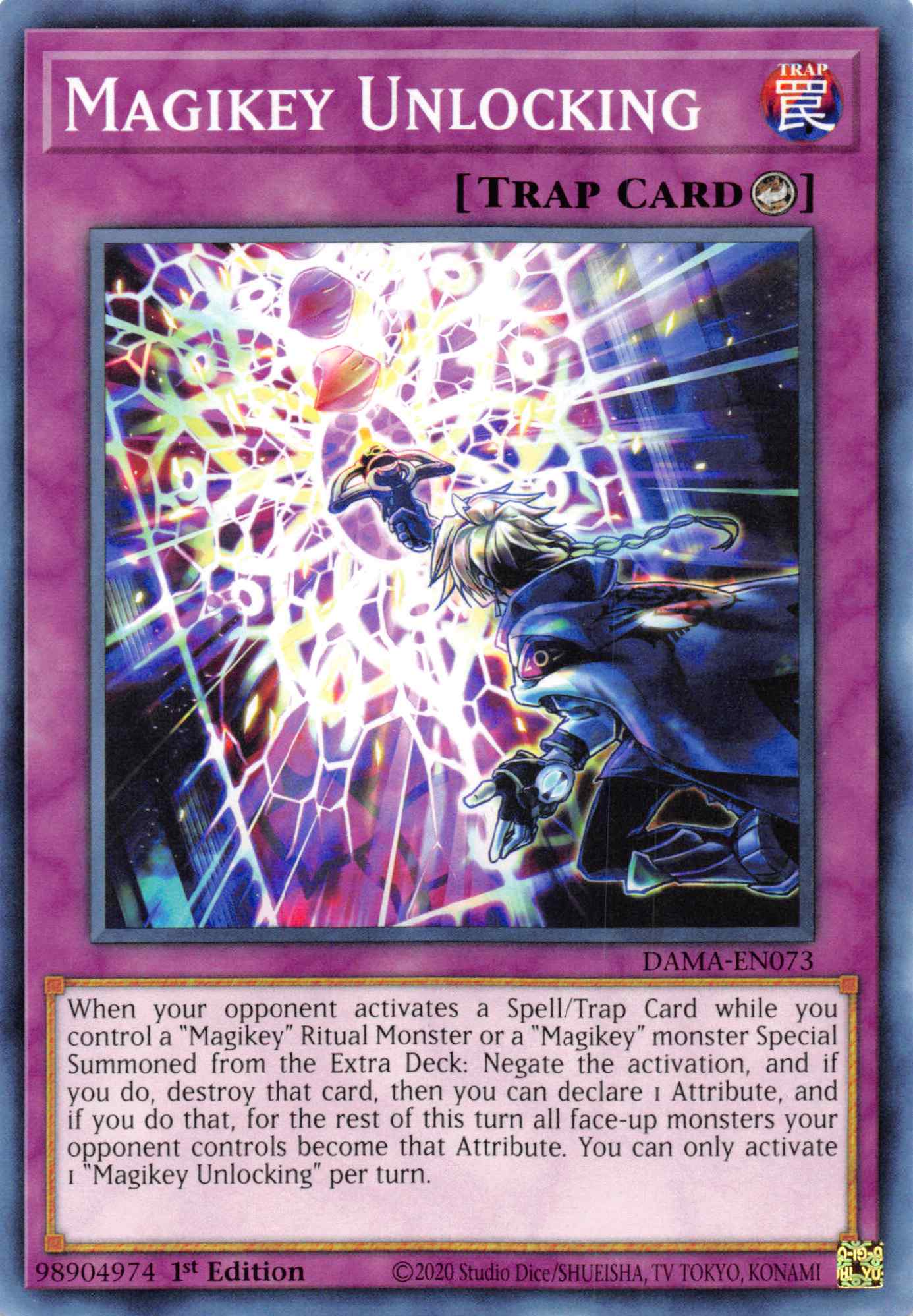 Magikey Unlocking [DAMA-EN073] Common | Amazing Games TCG