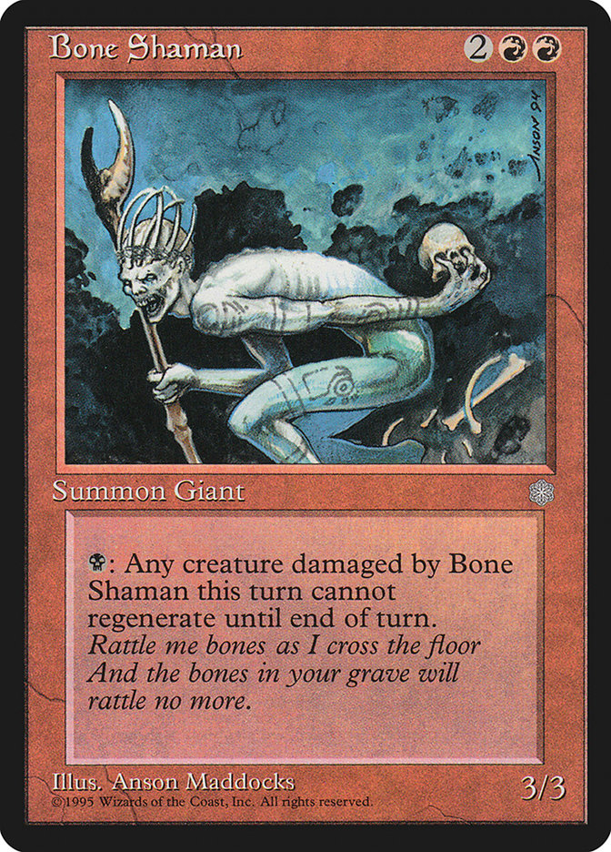 Bone Shaman [Ice Age] | Amazing Games TCG