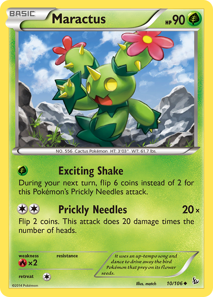 Maractus (10/106) [XY: Flashfire] | Amazing Games TCG