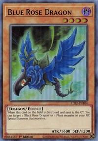 Blue Rose Dragon (Purple) [LDS2-EN104] Ultra Rare | Amazing Games TCG