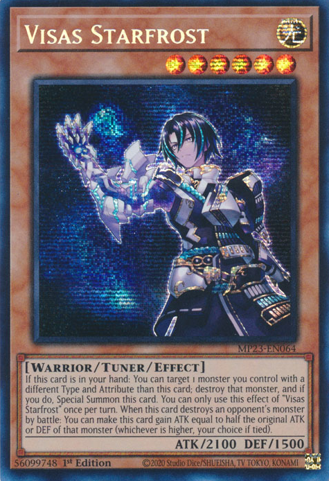 Visas Starfrost [MP23-EN064] Prismatic Secret Rare | Amazing Games TCG