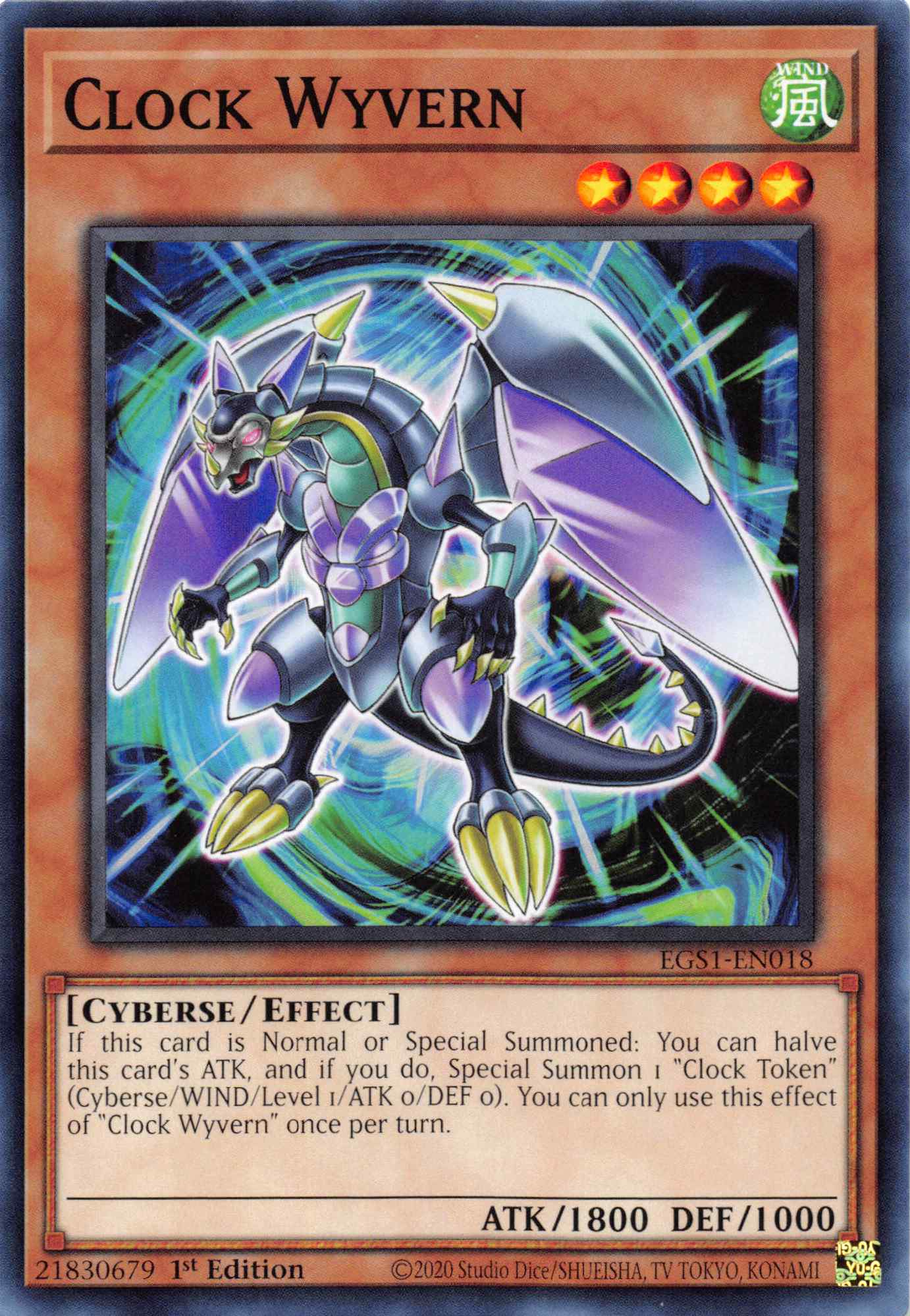 Clock Wyvern [EGS1-EN018] Common | Amazing Games TCG