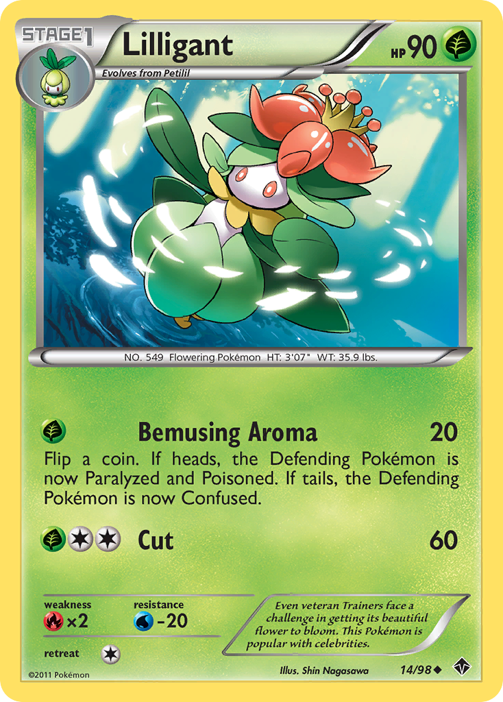 Lilligant (14/98) [Black & White: Emerging Powers] | Amazing Games TCG