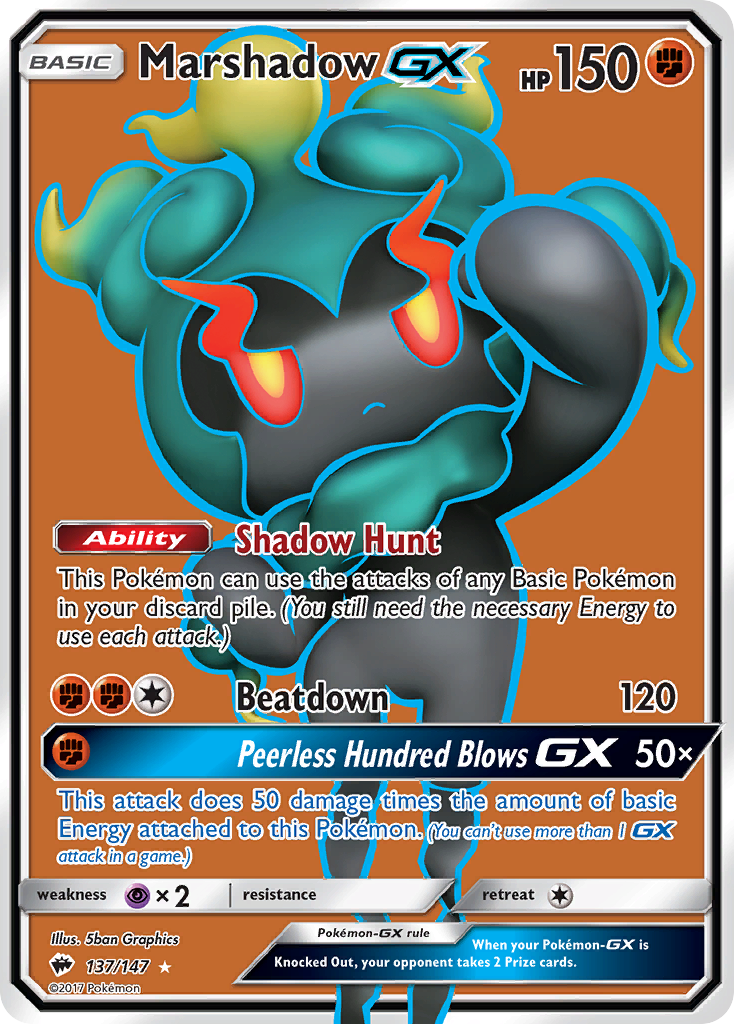 Marshadow GX (137/147) [Sun & Moon: Burning Shadows] | Amazing Games TCG