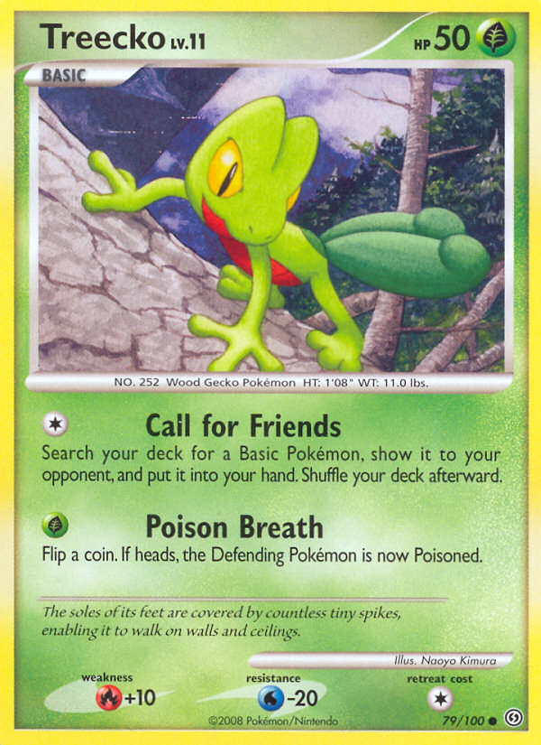 Treecko (79/100) [Diamond & Pearl: Stormfront] | Amazing Games TCG