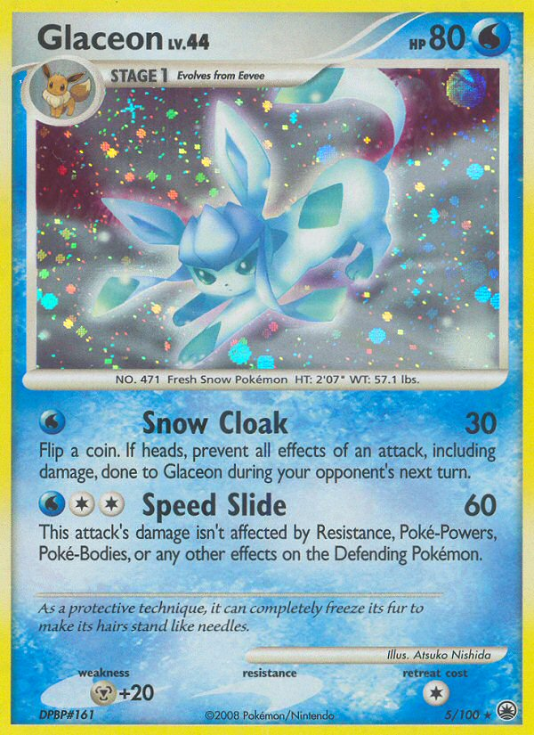 Glaceon (5/100) [Diamond & Pearl: Majestic Dawn] | Amazing Games TCG