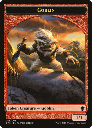 Goblin Token [Dragons of Tarkir Tokens] | Amazing Games TCG