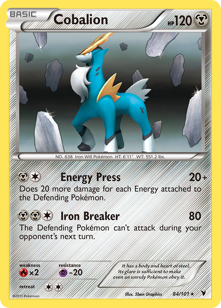 Cobalion (84/101) [Black & White: Noble Victories] | Amazing Games TCG