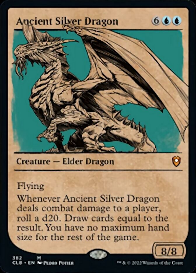Ancient Silver Dragon (Showcase) [Commander Legends: Battle for Baldur's Gate] | Amazing Games TCG