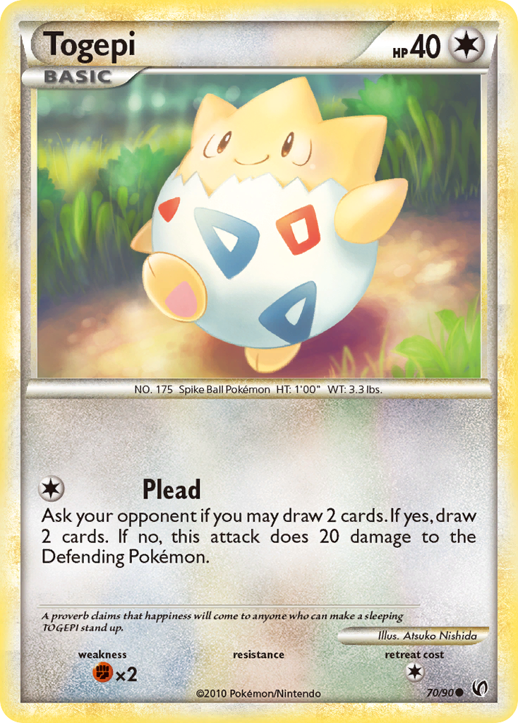 Togepi (70/90) [HeartGold & SoulSilver: Undaunted] | Amazing Games TCG