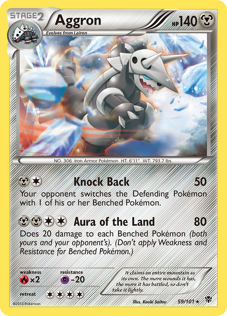 Aggron (59/101) [Black & White: Plasma Blast] | Amazing Games TCG