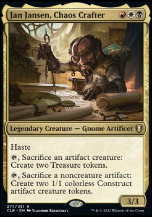 Jan Jansen, Chaos Crafter [Commander Legends: Battle for Baldur's Gate] | Amazing Games TCG