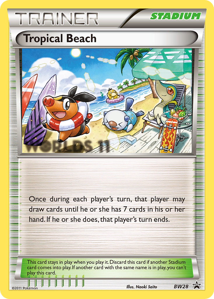 Tropical Beach (BW28) [Black & White: Black Star Promos] | Amazing Games TCG