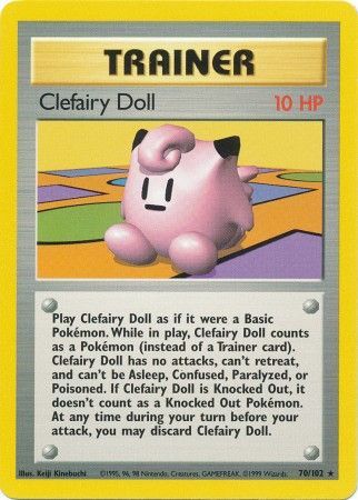 Clefairy Doll (70/102) [Base Set Unlimited] | Amazing Games TCG