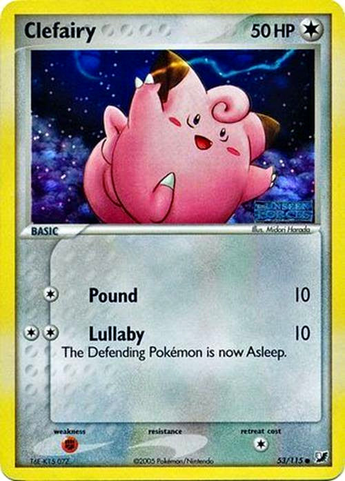 Clefairy (53/115) (Stamped) [EX: Unseen Forces] | Amazing Games TCG