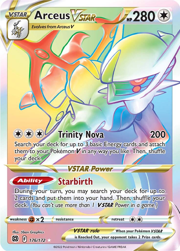 Arceus VSTAR (176/172) [Sword & Shield: Brilliant Stars] | Amazing Games TCG