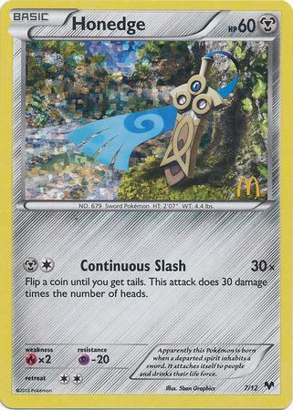 Honedge (7/12) [McDonald's Promos: 2014 Collection] | Amazing Games TCG