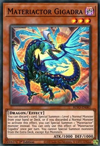 Materiactor Gigadra [BLVO-EN081] Super Rare | Amazing Games TCG