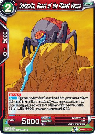 Goliamite, Beast of the Planet Vampa (BT11-020) [Vermilion Bloodline] | Amazing Games TCG