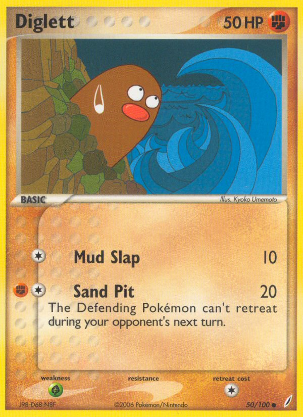 Diglett (50/100) [EX: Crystal Guardians] | Amazing Games TCG