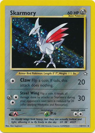 Skarmory (13/111) [Neo Genesis Unlimited] | Amazing Games TCG