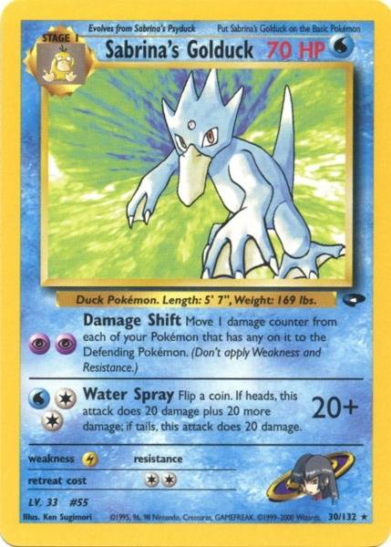 Sabrina's Golduck (30/132) [Gym Challenge Unlimited] | Amazing Games TCG