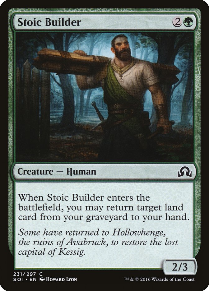 Stoic Builder [Shadows over Innistrad] | Amazing Games TCG