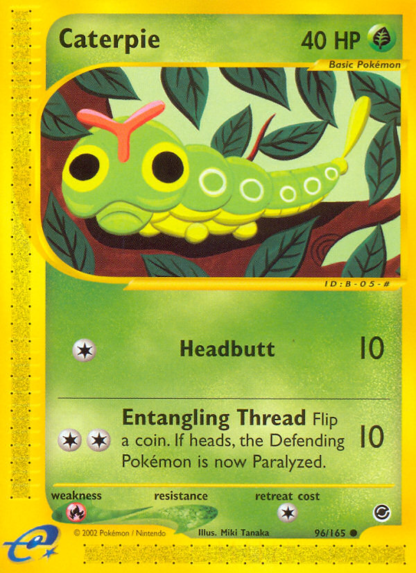 Caterpie (96/165) [Expedition: Base Set] | Amazing Games TCG