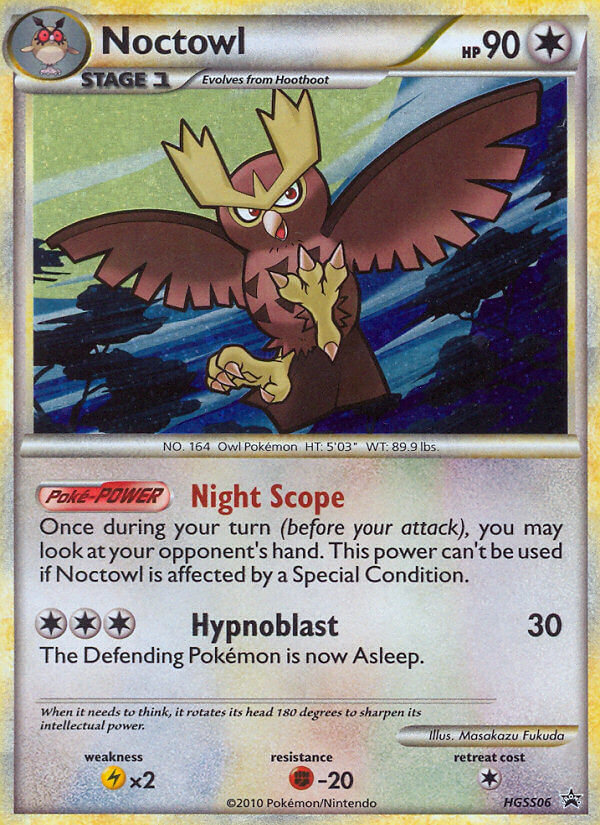 Noctowl (HGSS06) [HeartGold & SoulSilver: Black Star Promos] | Amazing Games TCG