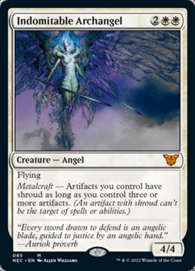 Indomitable Archangel [Kamigawa: Neon Dynasty Commander] | Amazing Games TCG