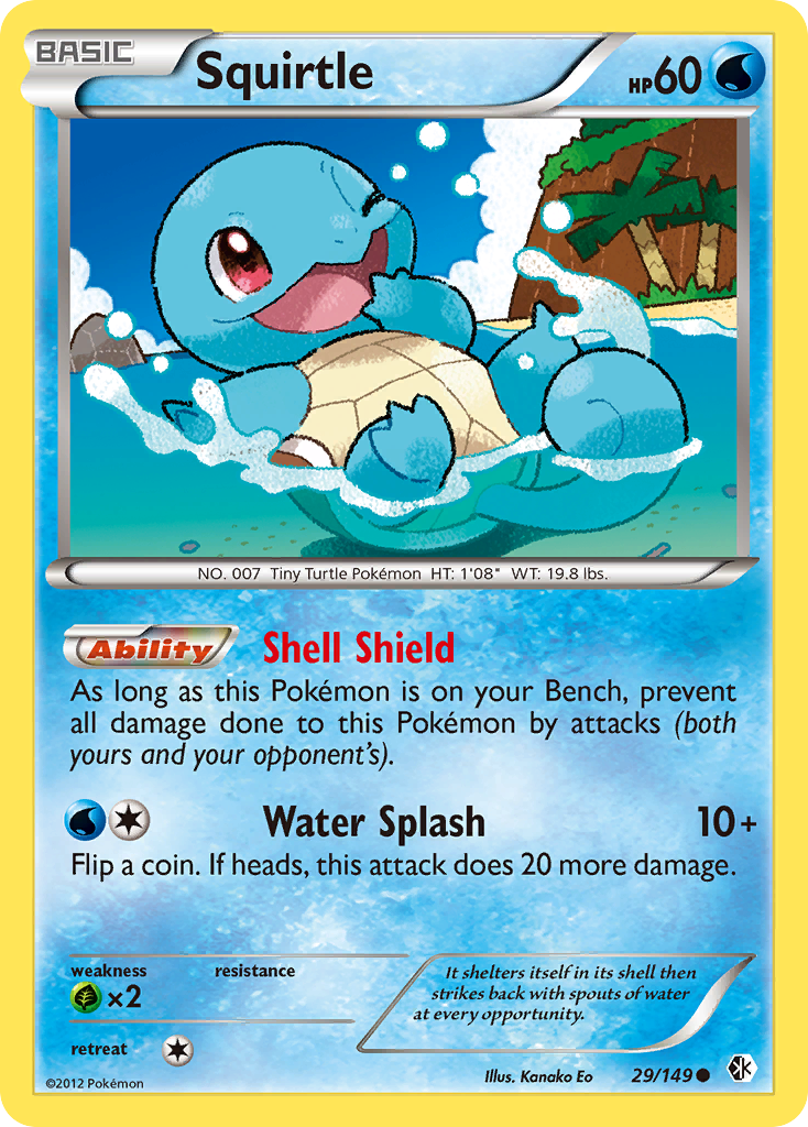 Squirtle (29/149) [Black & White: Boundaries Crossed] | Amazing Games TCG