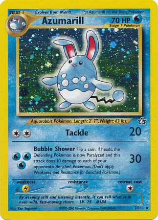 Azumarill (2/111) [Neo Genesis Unlimited] | Amazing Games TCG