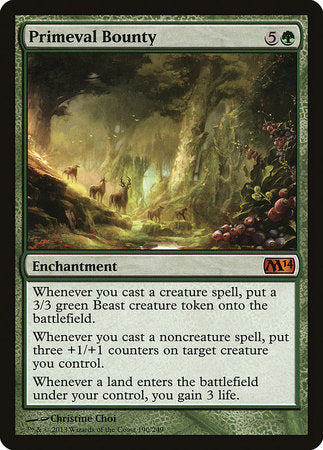 Primeval Bounty [Magic 2014] | Amazing Games TCG