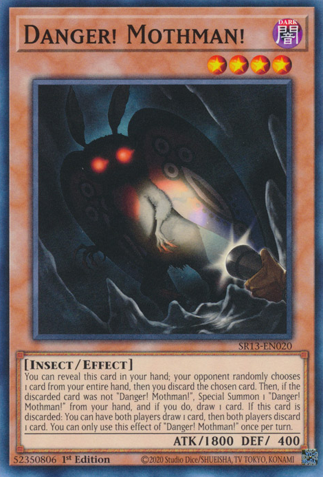 Danger! Mothman! [SR13-EN020] Common | Amazing Games TCG